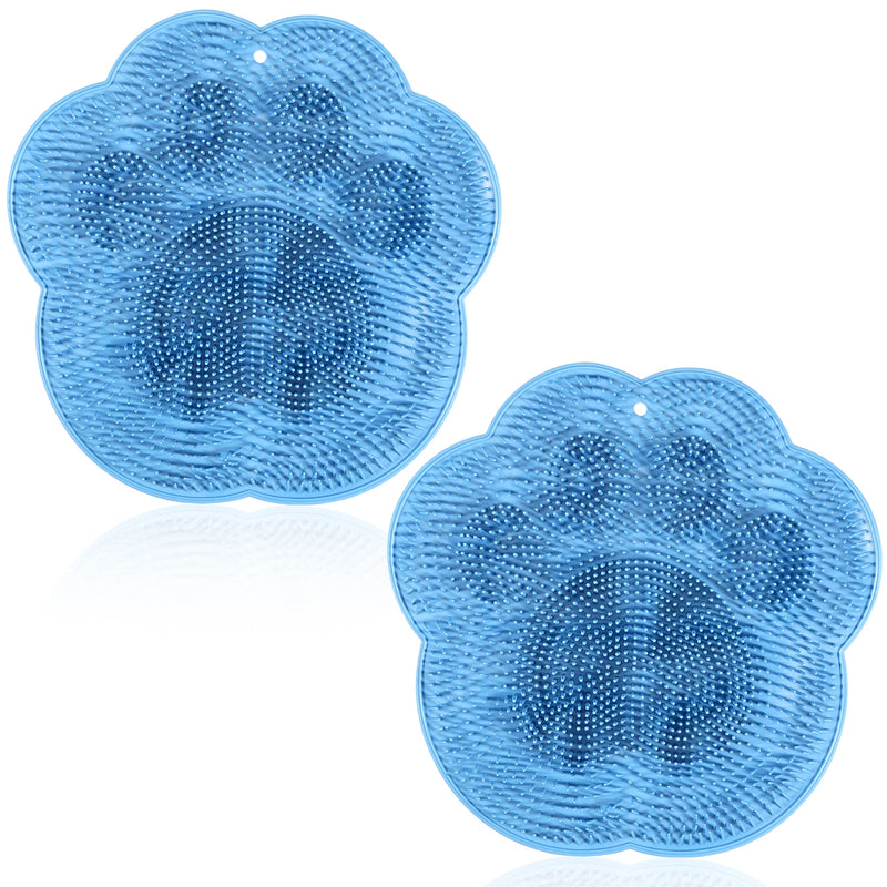 🚿 Danoz BathroomSmart | Silicone Wall-Mounted Shower Foot & Back Scrubber | Non-Slip Suction Cup | Soft Bristles | Massage Mat