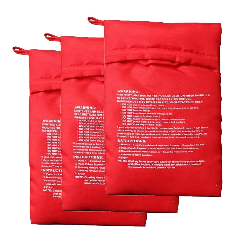 Cook perfect potatoes in just 4 minutes with Danoz PerfectSpuds - microwave potato bag! Simply add your potato, a splash of water, and let the magic happen. Buy 1 Get 1 Free!