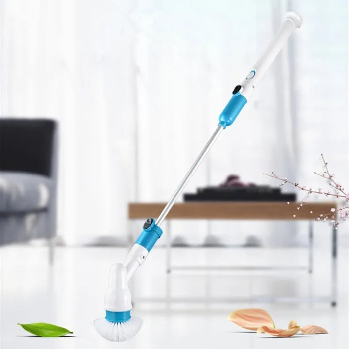 Danoz Direct - Turbo Scrub Cordless Chargeable Cleaning Brush Adjustable Cleaner Bathroom Kitchen + So much More