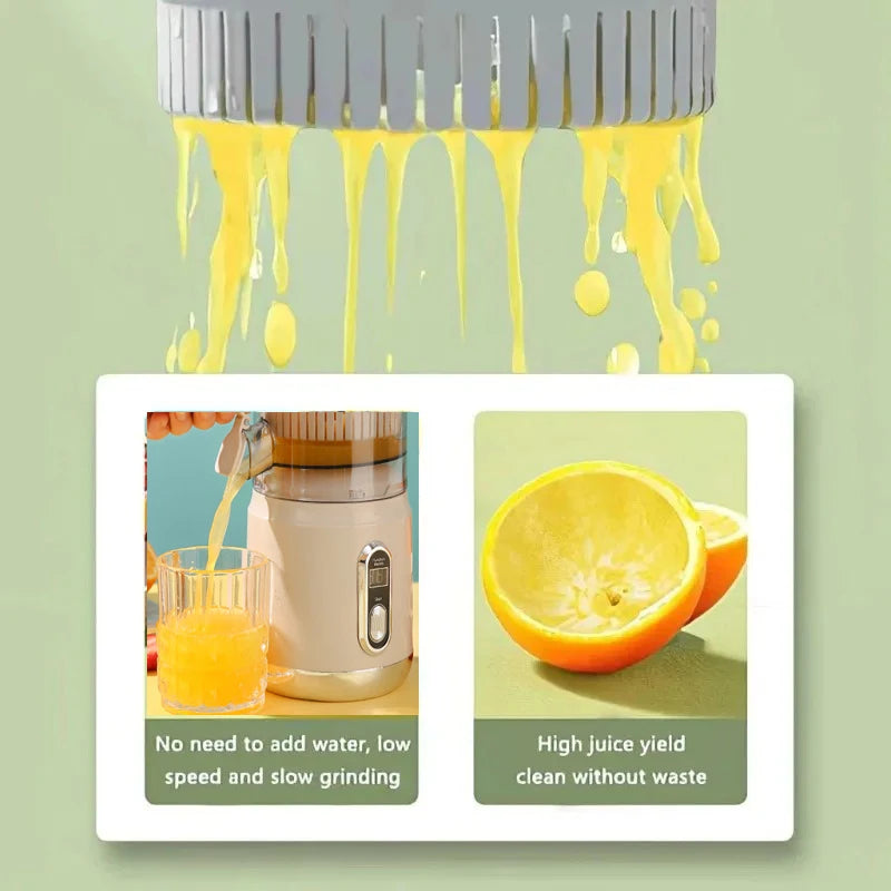 Squeeze fresh juice anywhere, anytime with this cordless wonder from Danoz. The wireless portable juicer charges via USB and delivers powerful extraction in seconds - citrus, oranges, lemons, watermelon, you name it!