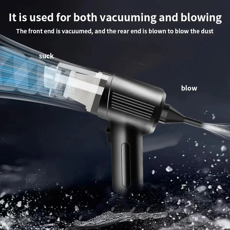 Meet the Xiaomi PocketRocket by Danoz – Your car’s new best friend! This wireless wonder packs a mighty 960000Pa suction/blow  power