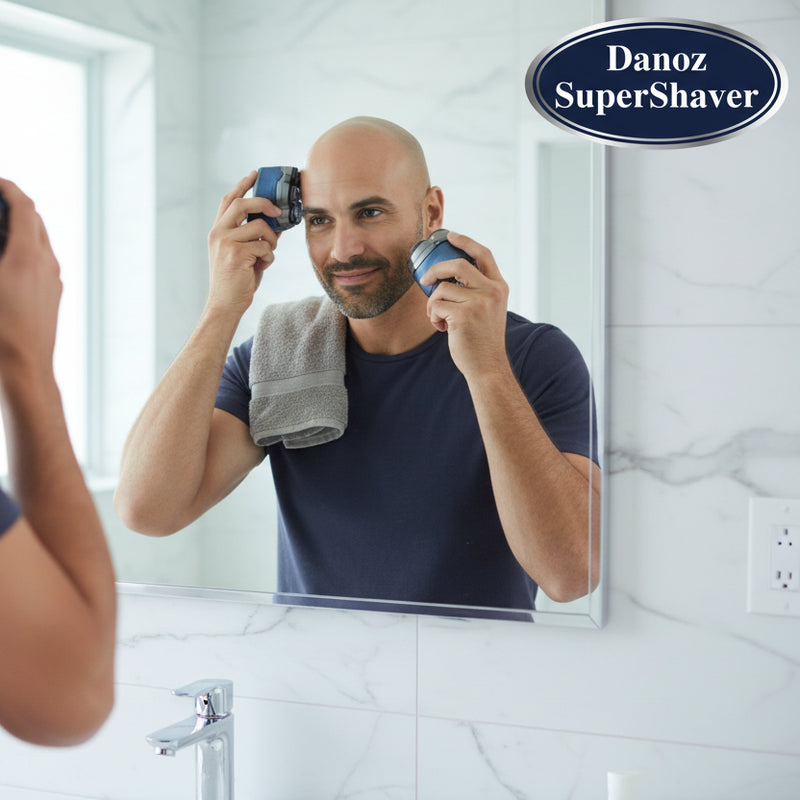 Experience effortless grooming with the Danoz Titanium Electric Head/Face SuperShaver, engineered for precision and comfort. Super Quality, USB Rechargeable!