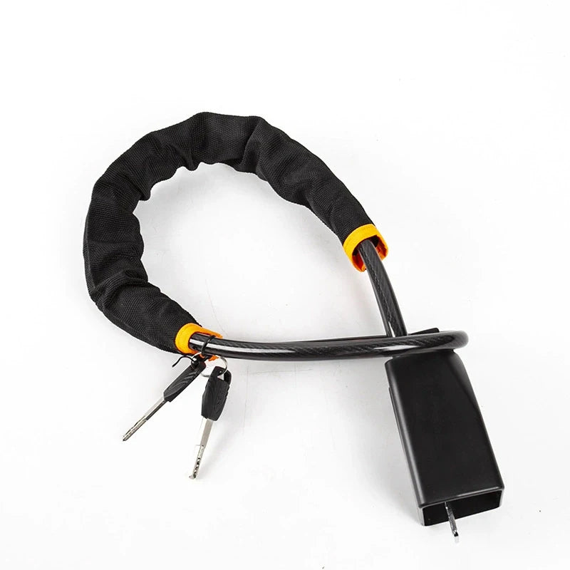 🔒 Danoz CarSmart | TopLock Steering Wheel Lock | Anti-Theft Steel Cable | Universal Fit | Square & Circular Key Styles | 8 Colours