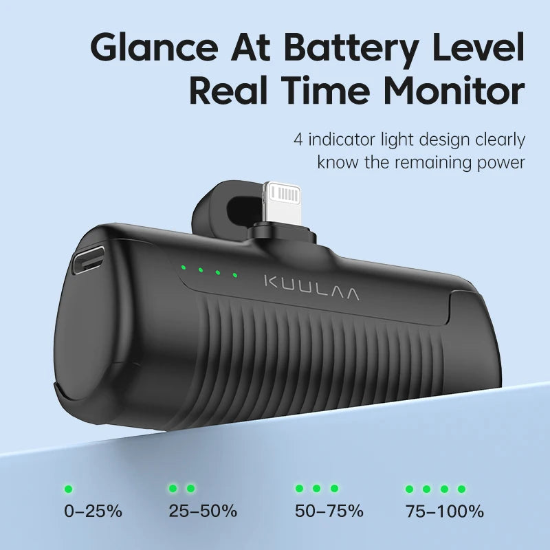 Charge your iPhone, Samsung, on-the-go with Danoz Smart - KUULAA Mini Power Bank - Free Post - Pulse Charging