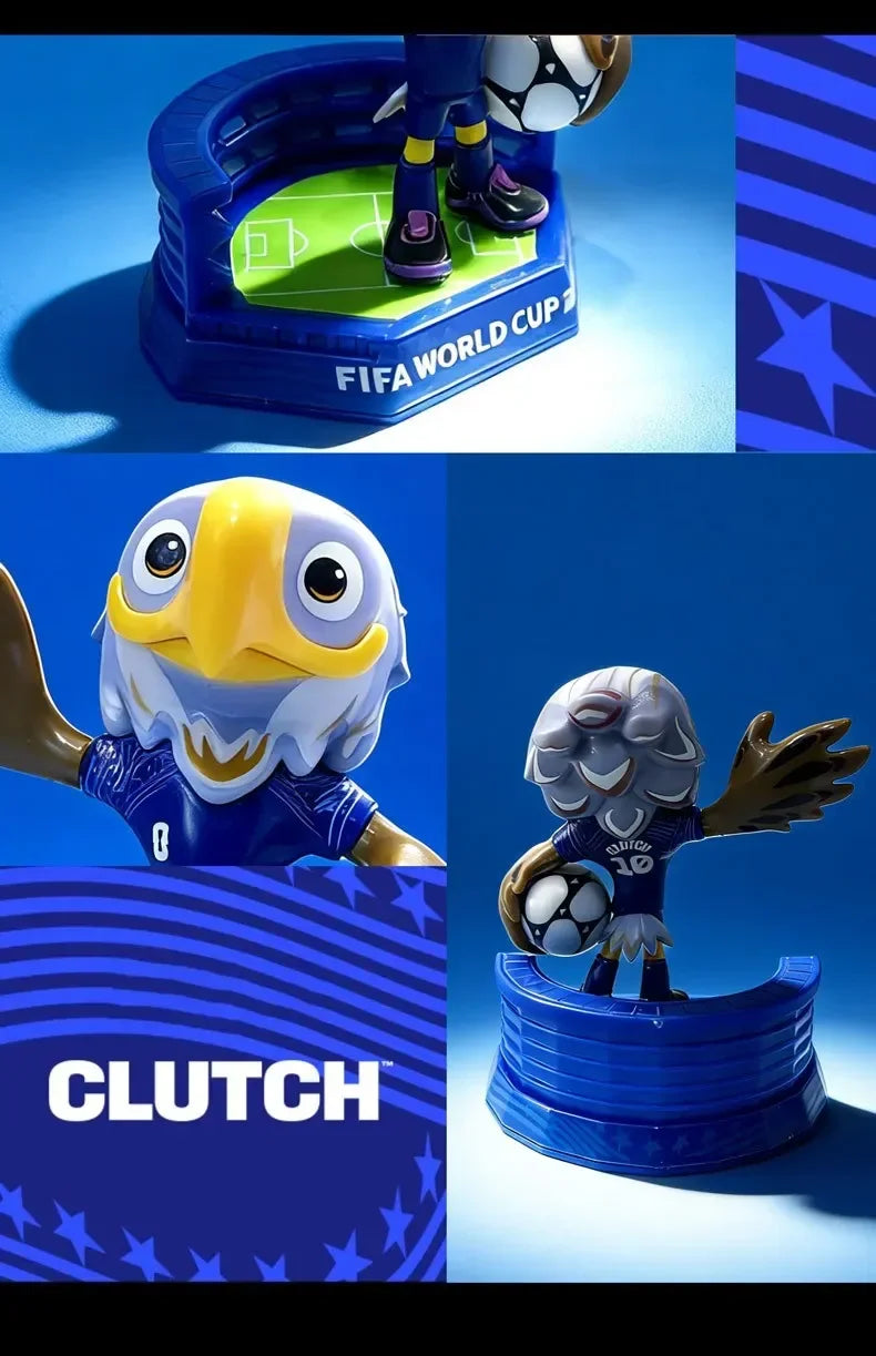 Danoz CollectSmart 🏆 | FIFA Official Licensed 2026 World Cup Mascot 3-Piece Figurine Set | Maple, Zayu & Clutch | 6cm | Fan Collectible | Free Postage!
