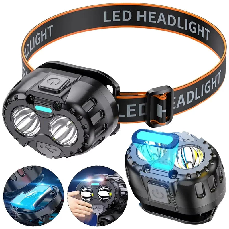 Brighten your outdoor adventures with Danoz LED Headlamp - Buy 1 Get 1 Free!