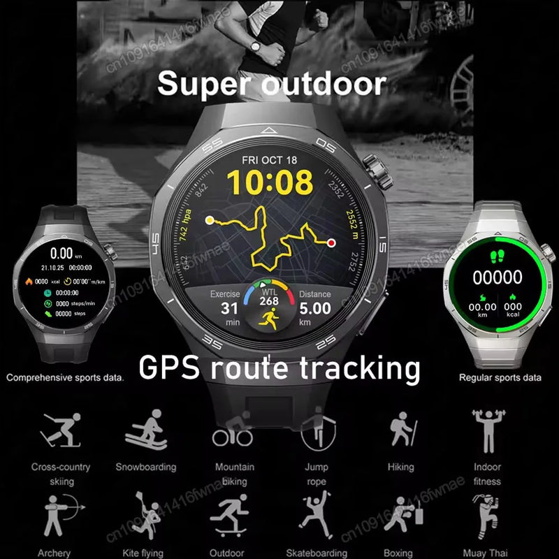 ⌚ Danoz TechSmart | Ola Esporte 2026 Smart Watch | AMOLED HD Screen | GPS + Bluetooth Call | Heart Rate & SpO2 | IP68 Waterproof | 8 Styles ✨
