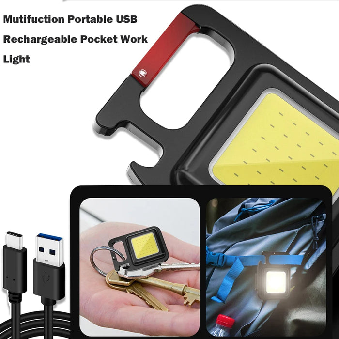 Exclusive Danoz Direct Mini LED Flashlight Keychain Light - perfect for camping, fishing, and everyday use!