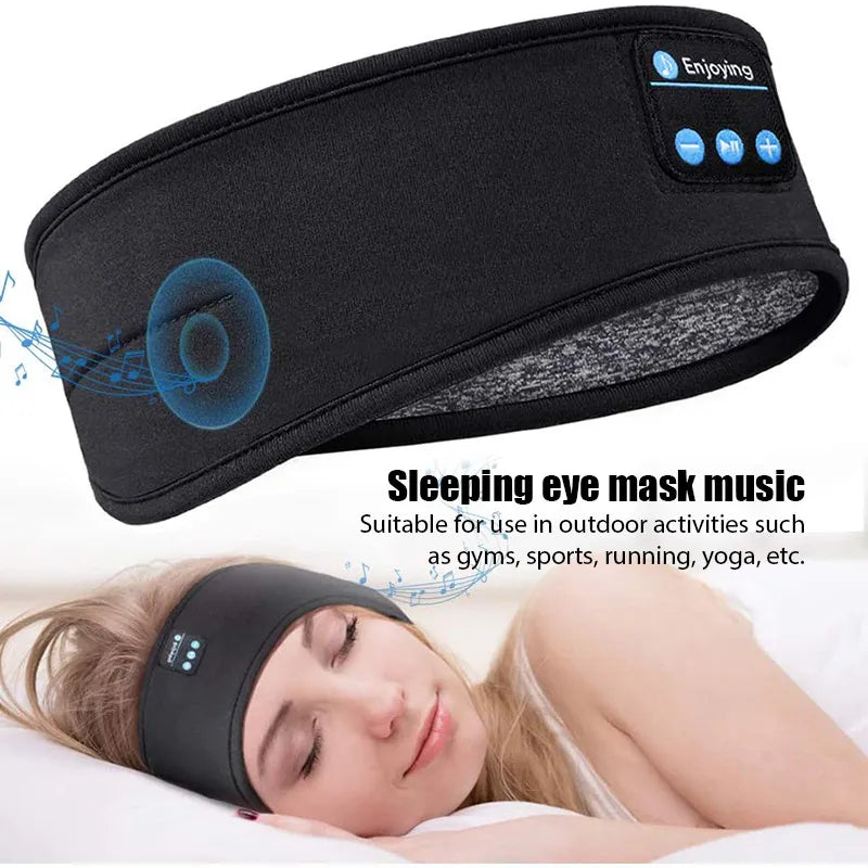 Upgrade your sleep and workout game with Danoz Direct - EarBand, the ultimate combo of a headband and Bluetooth earphones!