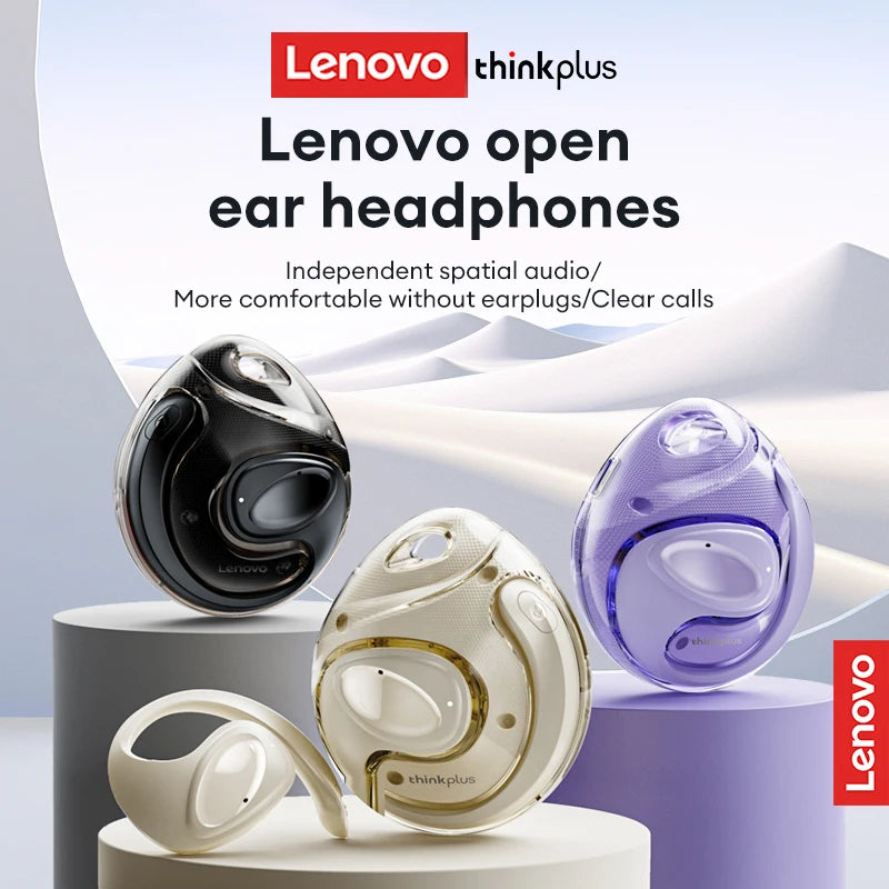 Danoz Smart - Lenovo X15 PRO II Original Wireless Headphones Ear Hook Bluetooth Earphones Stereo Music Sport Call Game Noise Reduction Earbuds