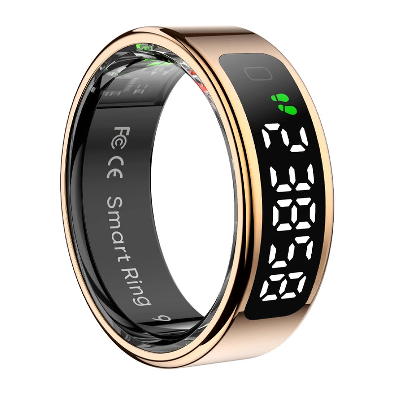 Danoz Smart - 2025 COLMI R12 Smart Ring with Display Screen and Touch, Wireless Charging, Health Manager, 5 ATM Waterproof For Men Women