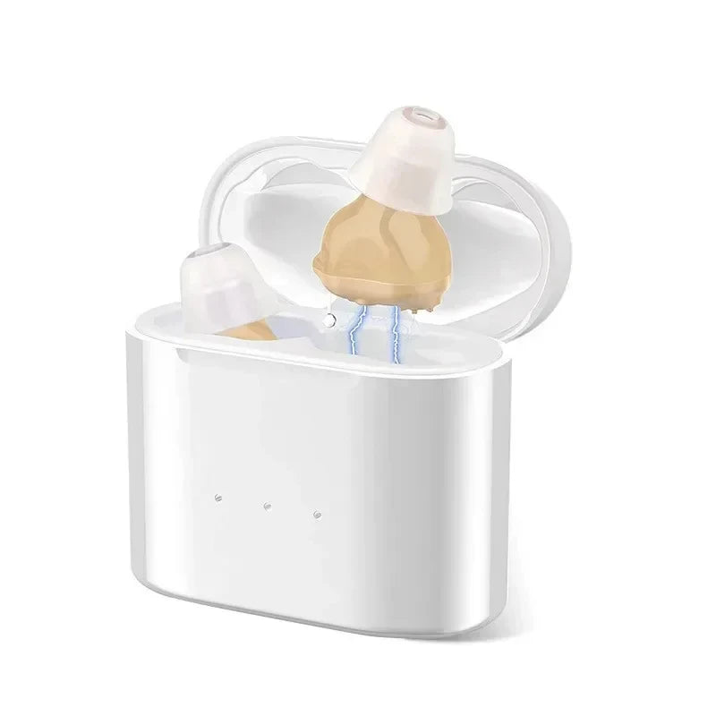🦻 Danoz HearSmart | Rechargeable Hearing Aids – Wireless Sound Amplifier | ITE Mini Invisible Design | Elderly & Deaf Listening Device