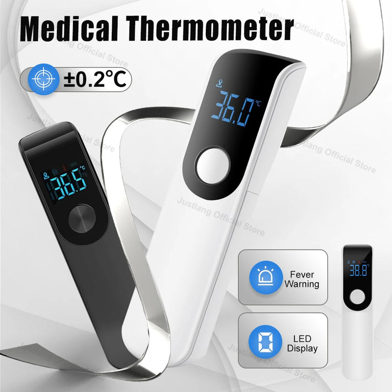 Stay confident in monitoring your health with Danoz Health AiQUE Digital Non-Contact Infrared Thermometer - Buy 1 Get 1 Free!