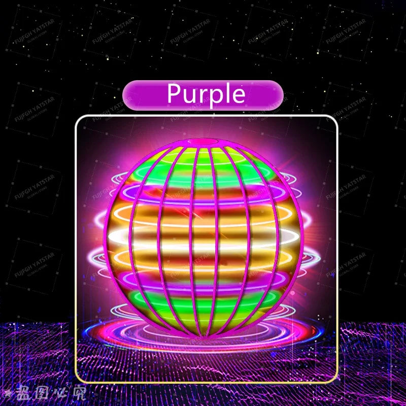 Danoz Toys - Flying Ball Boomerang Fly Orb Magic With LED Lights Drone Hover Ball Fly Nova Orb Flying Spinner Children Toys Christmas Gifts - Buy 1 Get 1 Free!