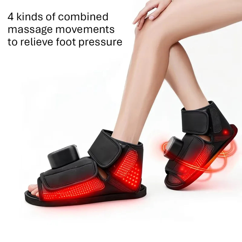 🦶 Danoz EMSmart | EMS Foot Massager | Red Light Therapy | Heating | Air Pressure | USB Rechargeable | Timing Control | Reflexology & Fatigue Relief