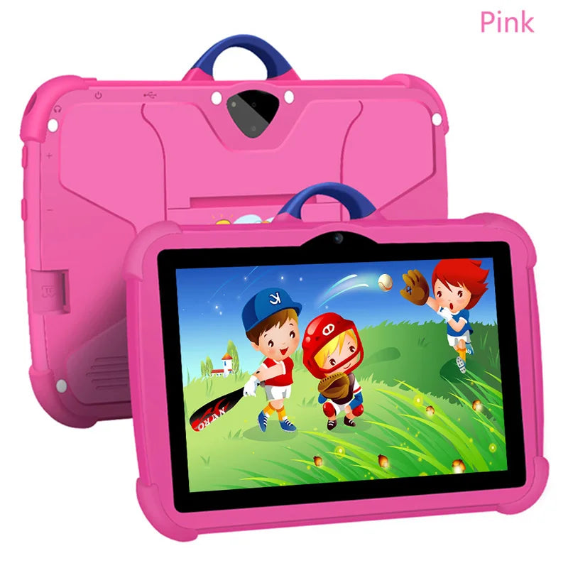 Danoz My AI Tablet - Cartoon Kids Tablet 7 Inch Quad Core 4GB RAM 64GB ROM Android Learning Education Games Tablets Children's Gifts