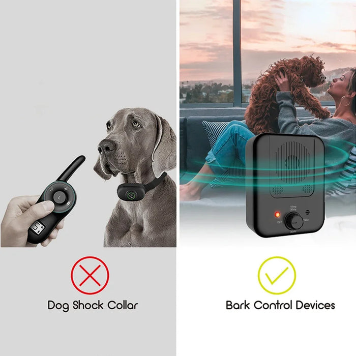 Stop unwanted barking with Danoz Direct's Electric Dog Bark Stopper. This ultrasonic pet Repeller uses a high-pitched sound