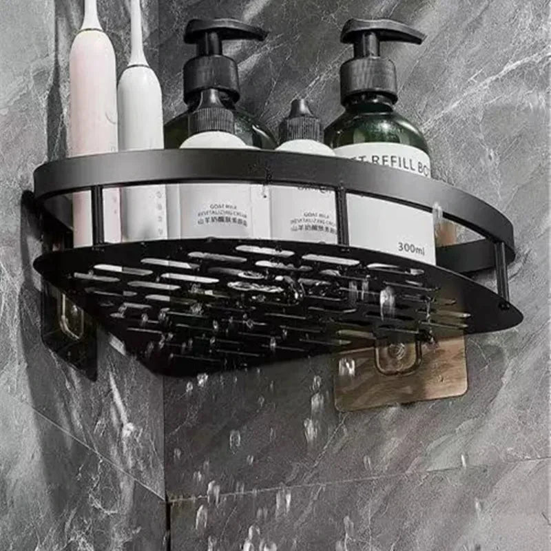 🛁No drilling bathroom shelf storage for shampoo, makeup, and other shower essentials without any drilling required. 🪛 Buy 1 Get 1 More!