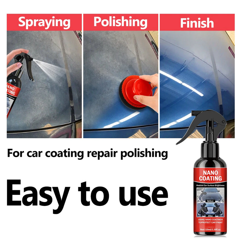 🚗 Danoz CarSmart | Graphene NanoMagic Ceramic Car Coating Kit | Professional High Gloss Paint Protection | Long-Lasting Shine | Universal Fit | Multiple Pack Options ✨