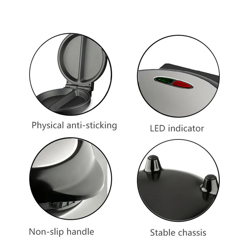 Revolutionize your cooking with Danoz SmartChef Electric Omelet double Pan, the ultimate 850W multifunctional kitchen companion.