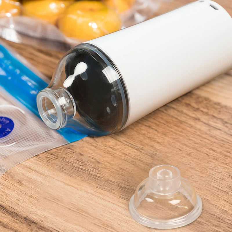 Preserve the freshness of your food with Danoz Direct's Vacuum Food Storage Set! Vacuum pump remove air from the zipper bags