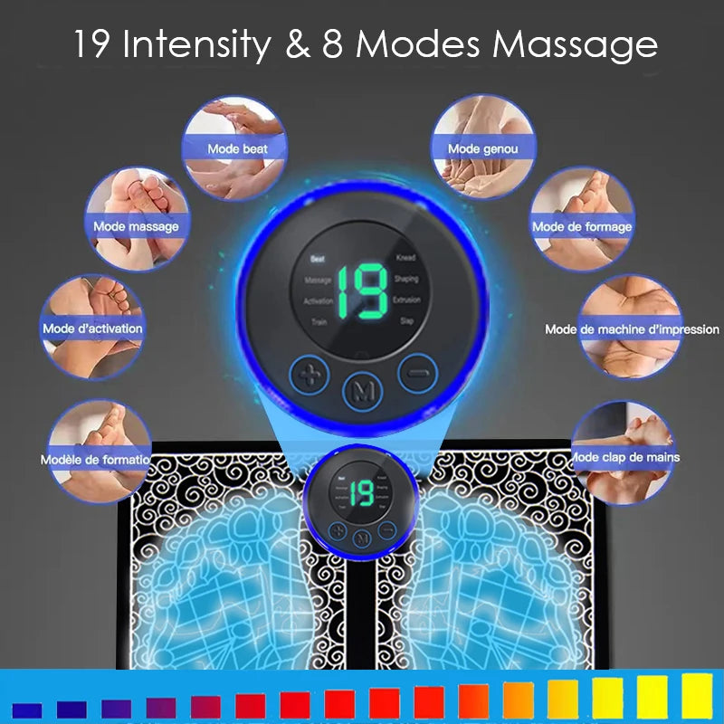 Give your feet the VIP treatment with Danoz MassageSmart, USB Rechargeable, Health Electric Foot Massager Pad! Nice price!