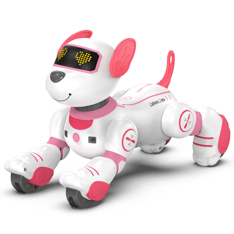 Danoz KidSmart - Intelligent Robot Dog Remote Control Electronic Sing Dance Follow Smart Interactive Stunt Music Toy Programmable Puppy Kid Gift