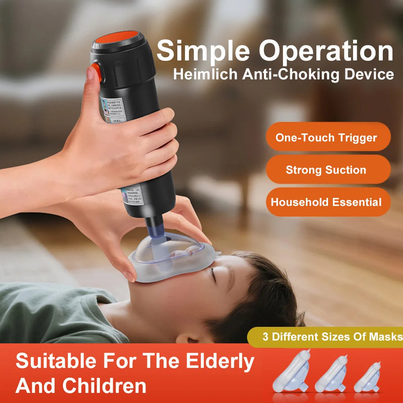 🏺 Danoz EmergencySmart | Portable Heimlich & CPR Rescue Device | Auto First Aid | Choking Rescue Mask | Adults & Kids | Emergency Breathing ✨