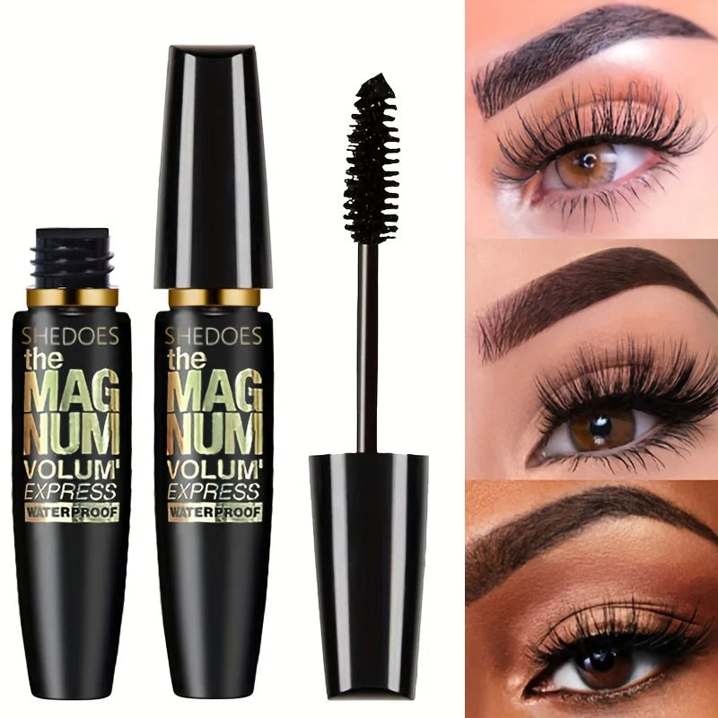 Danoz BeautySmart - 4D Black Mascara Thickening, Lengthening, Curling, Waterproof Liquid Fiber Mascara - Buy 1 Get 1 Free!