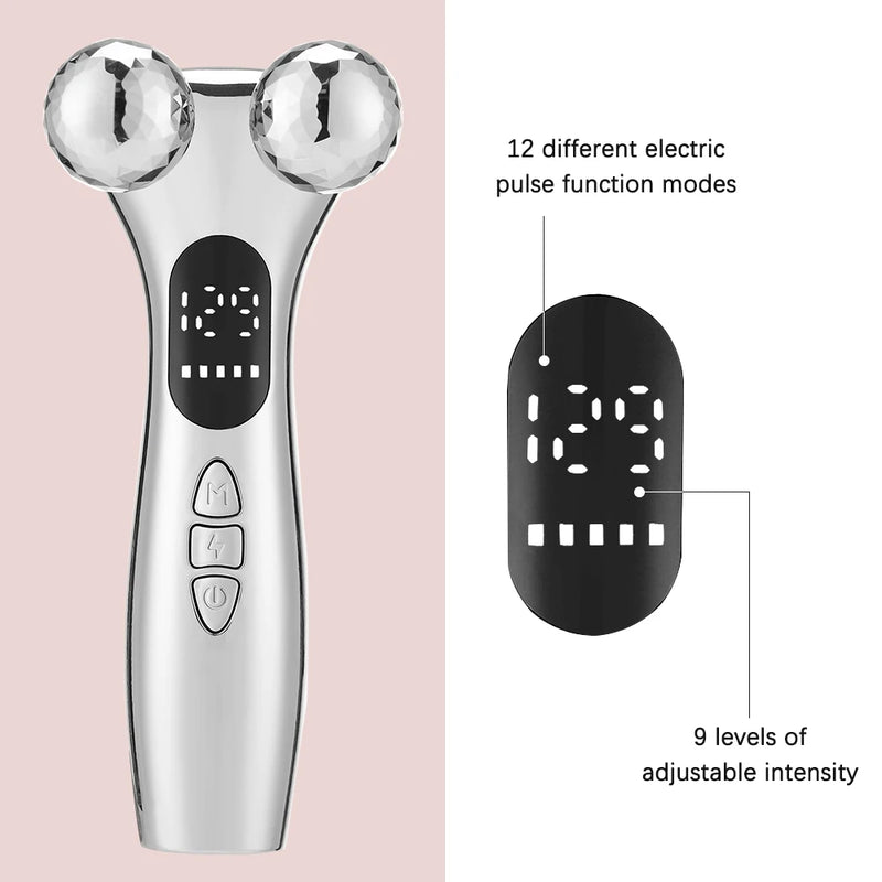 Smooth, tighten, and lift your skin with Danoz Direct's Electric Facial Beauty Instrument. Using micro-current technology and LED display