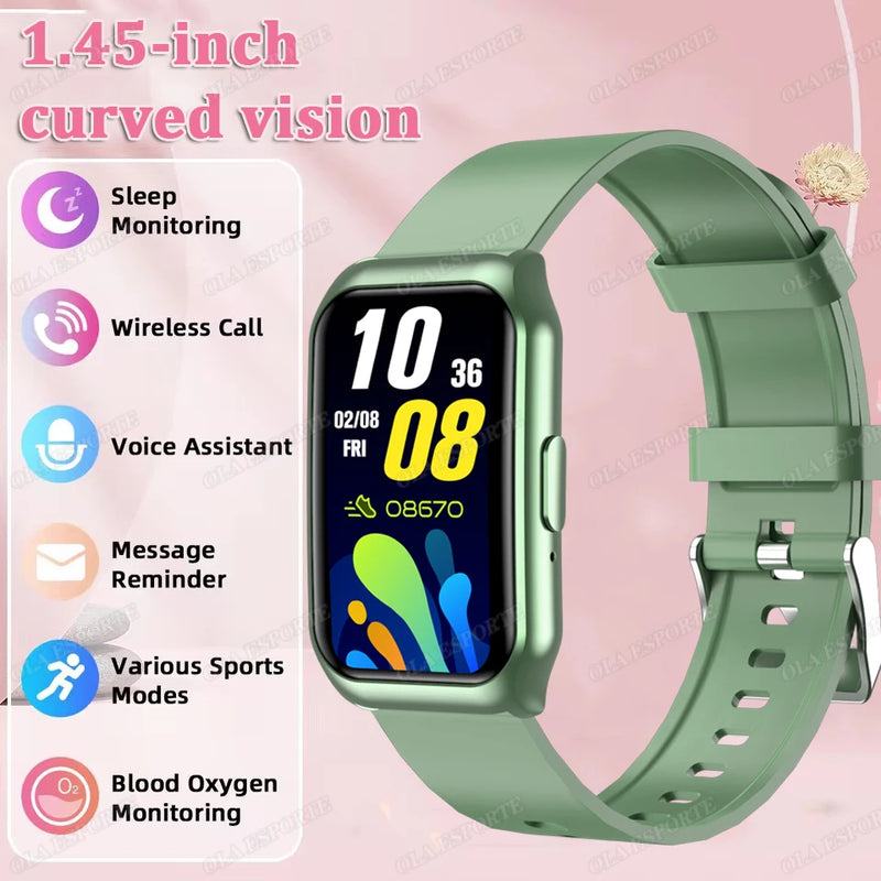 ⌚ Danoz TechSmart | Ola Esporte HT30 Smart Watch | 1.45" HD Display | Bluetooth 5.1 Calls | Heart Rate, SpO2 & Sleep | 11 Colours | 18mm Band | iOS & Android