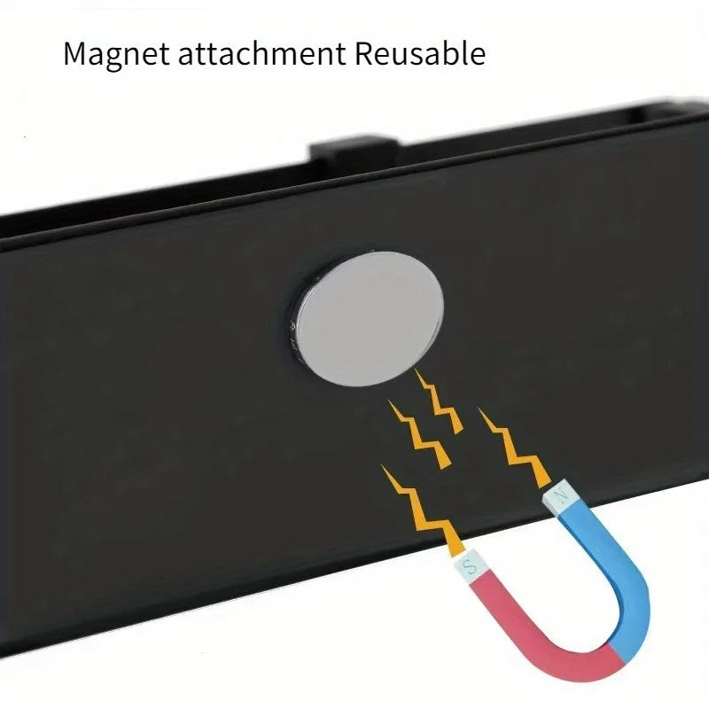 Danoz StoreSmart – Stick, Store & Organise! Magnetic Side Hanging Storage Shelf for Fridge, Washing Machine & Kitchen – Multifunctional, Space-Saving & Super Handy! 🧲✨