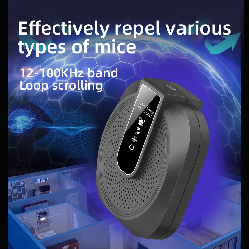 Danoz Pests - Xiaomi Ultrasonic Rodent Repellent Household High Power Sonic Insect Repellent Rodent Control Device Electronic Mouse Catcher