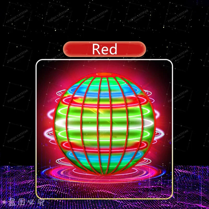 Danoz Toys - Flying Ball Boomerang Fly Orb Magic With LED Lights Drone Hover Ball Fly Nova Orb Flying Spinner Children Toys Christmas Gifts - Buy 1 Get 1 Free!