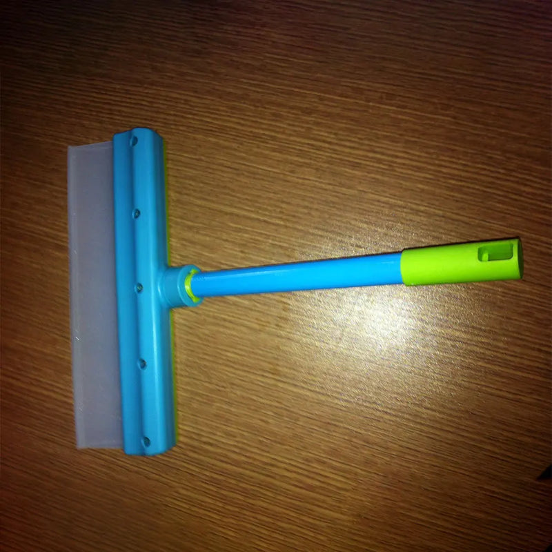 Sparkling windows without the squeaky frustration? This 12-inch silicone squeegee kit is your new best friend! Glide it across glass, mirrors, and shower doors to banish streaks and water spots in seconds