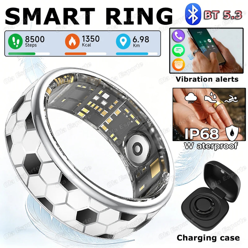 💍 Danoz RingSmart | Ola Esporte SY15 Smart Ring | Bluetooth 5.3 | Heart Rate, SpO2, BP & Sleep | GPS | NFC | 5ATM | Calls & Alerts | 7 Sizes | 4 Colours