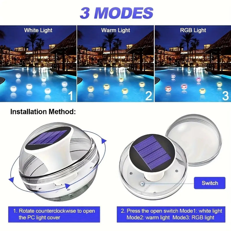 Bring the party to your backyard with this enchanting solar-powered floating light ball. Drop it in your pool, pond, or garden - Buy 1 Get 1 Free!