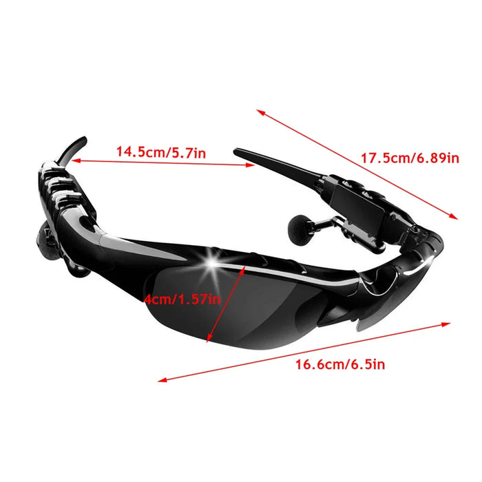 Danoz Trending 📈 - Smart Bluetooth Audio Glasses Outdoor Sports Cycling Surround Sound Headphones Listen To Music Call Polarized Sunglasses