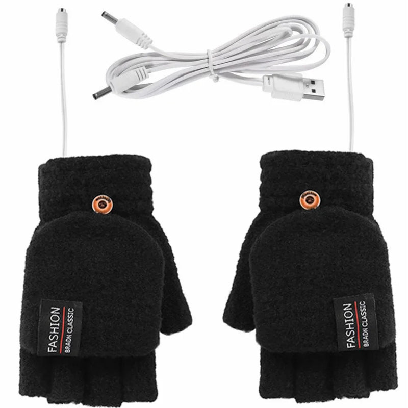 Danoz WinterSmart | USB Electric Heated Gloves | Double-Sided Heating | Convertible Design | Skiing, Tubing & Outdoors 🧤❄️