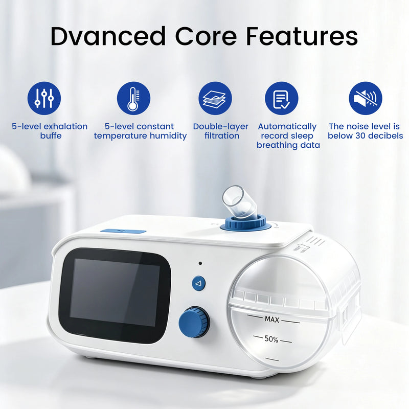 😴 Danoz BreathSmart | CPAP & APAP Therapy Device | Ultra-Quiet ≤30dB | Heated Humidifier | SD Data Tracking | 4–20 hPa | Home & Clinical Use ✨