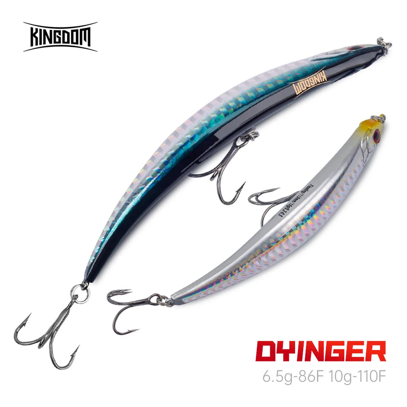 Danoz Fishing - Topwater Floating Pencil Fishing Lures Jerkbaits 110mm/10g 86mm/6.5g Artificial Wobbles Hard Baits Fishing For Sea Bass