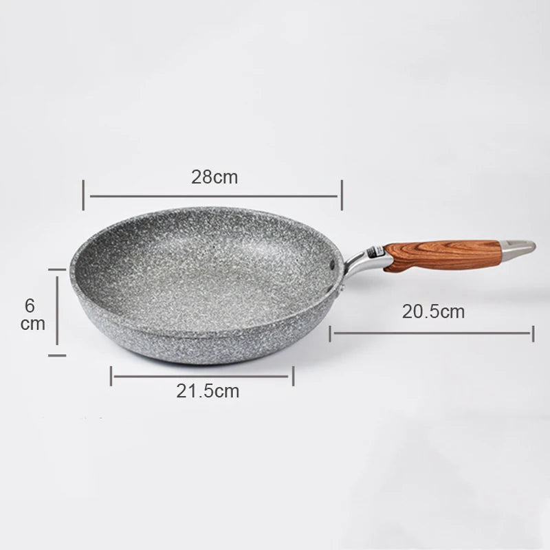 Experience effortless cooking with Danoz DuraStone cookware Frying Wok Pan - Super Quality