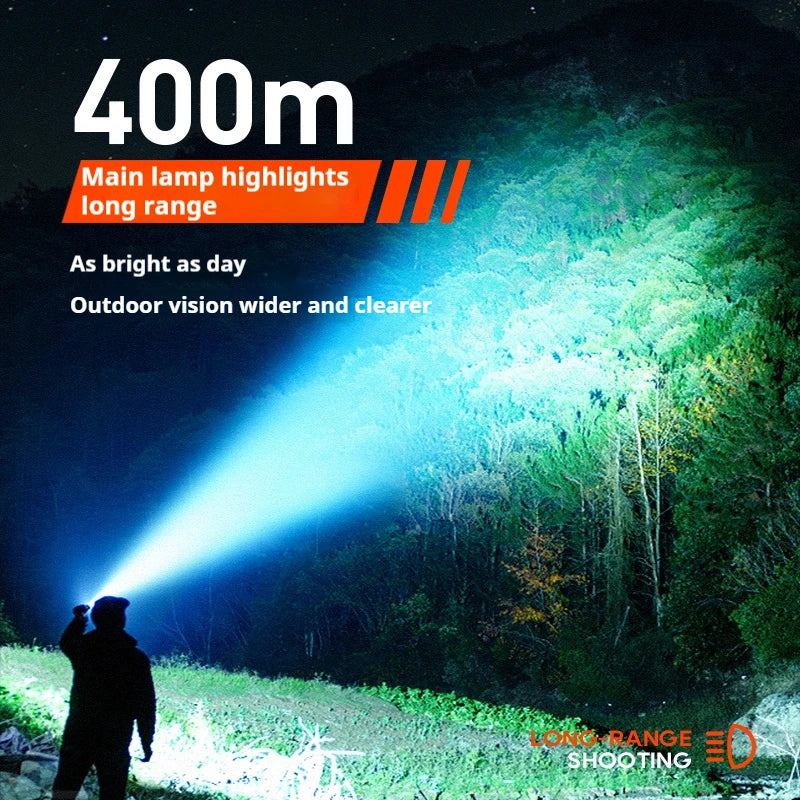 🔦 Danoz LightSmart | Philips SFL3121 Flashlight | 600 Lumens | 10W | 200–500m Range | Waterproof | Side Light | Multi-Use Searchlight