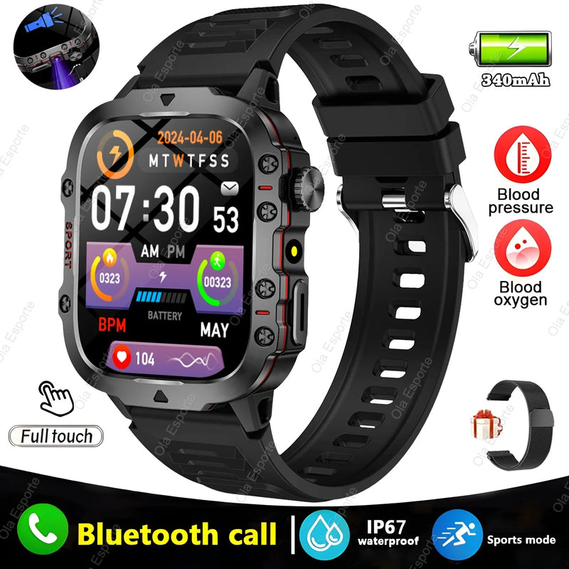⌚ Danoz TechSmart | Ola Esporte Outdoor Smart Watch | 1.81" HD | GPS + Bluetooth Call | ECG Heart Rate SpO2 | 3ATM Waterproof | 50-Day Standby ✨