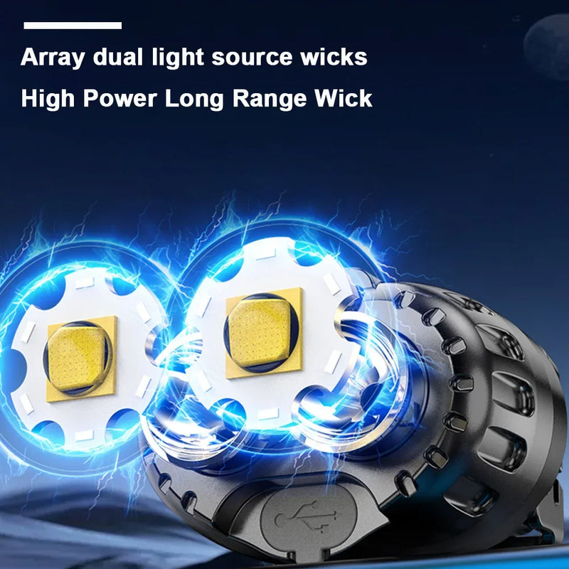 Brighten your outdoor adventures with Danoz LED Headlamp - Buy 1 Get 1 Free!