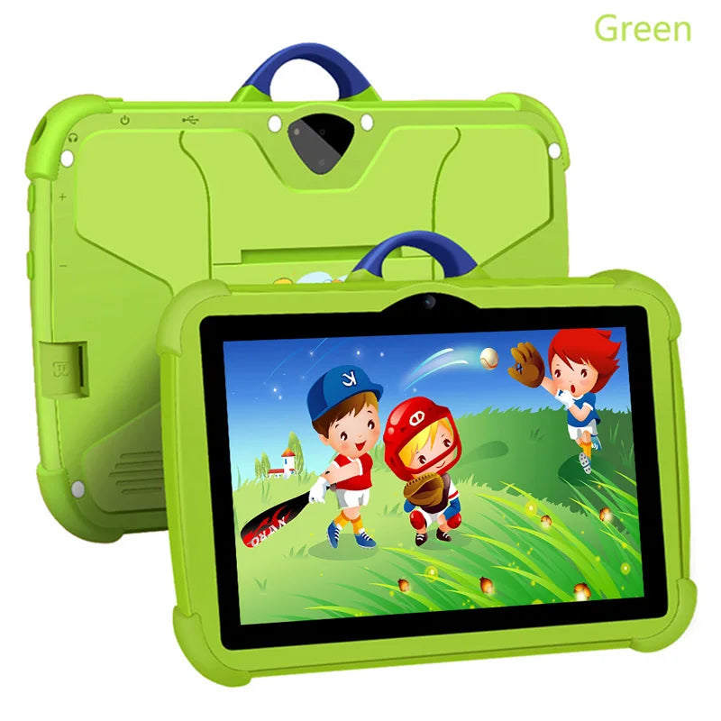 Danoz My AI Tablet - Cartoon Kids Tablet 7 Inch Quad Core 4GB RAM 64GB ROM Android Learning Education Games Tablets Children's Gifts