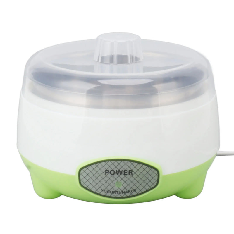 Danoz YogurtSmart - Green 15W Yogurt Machine Stainless Steel Homemade DIY Yogurt Maker Compact Electric Yogurt Maker