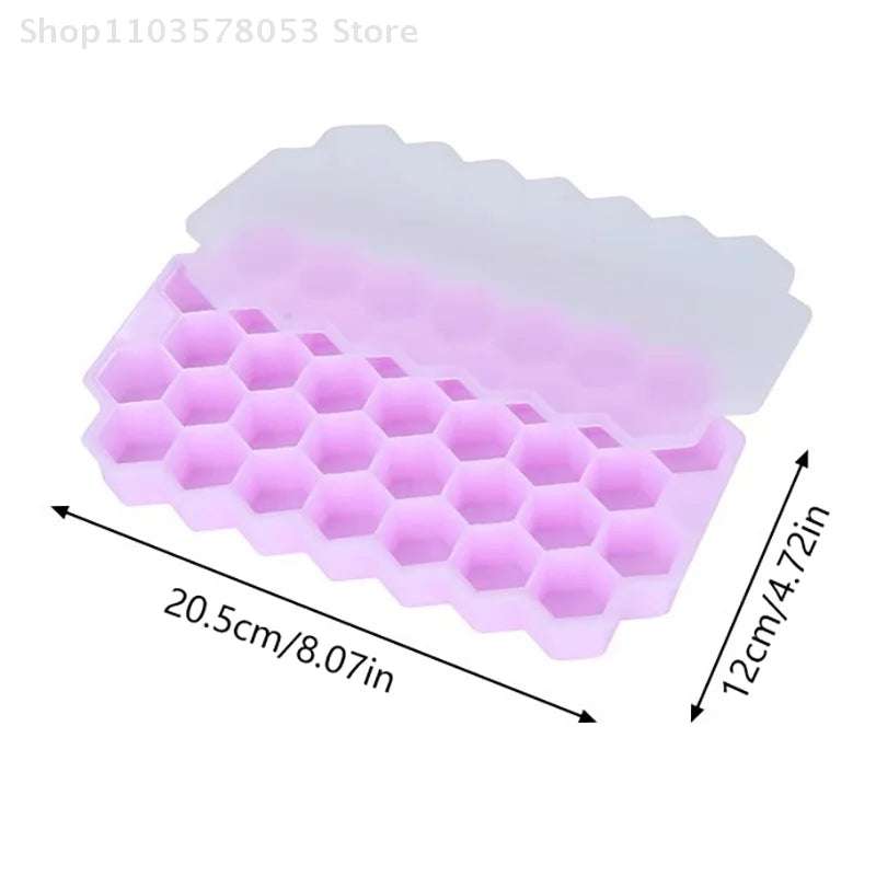 Danoz CookSmart - Buy 1 Get 1 Free - 37 Grids Silicone Meatball Mold With Lid Honeycomb Rice Ball Maker Fish Balls Beef Balls Mold Meat Tools Kitchen Accessories