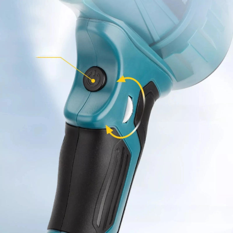 Danoz Tools - Mini Jet Blower Portable Violent Turbo Fan For Makita/Dewalt/Milwaukee/Bosch/Ryobi 18V 20V Li-ion Battery Wireless Handheld Fan