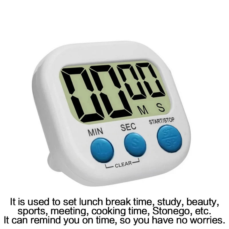 ⏲️ Danoz CookSmart | LCD Digital Kitchen Timer | Magnetic | Count Up & Down | Loud Alarm | Stand & Hang | Perfect for Cooking, Study & Fitness | Buy 1 Get 1 More! 🍳✨